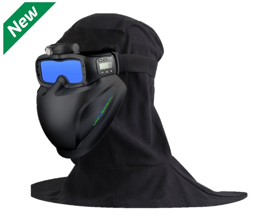 [EP319] G SERIES GOGGLE WITH CHINGUARD/HOOD BLACK
